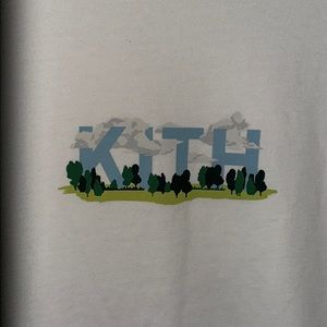 Kith Box Logo Tee with Clouds
